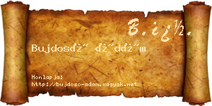 Bujdosó Ádám névjegykártya